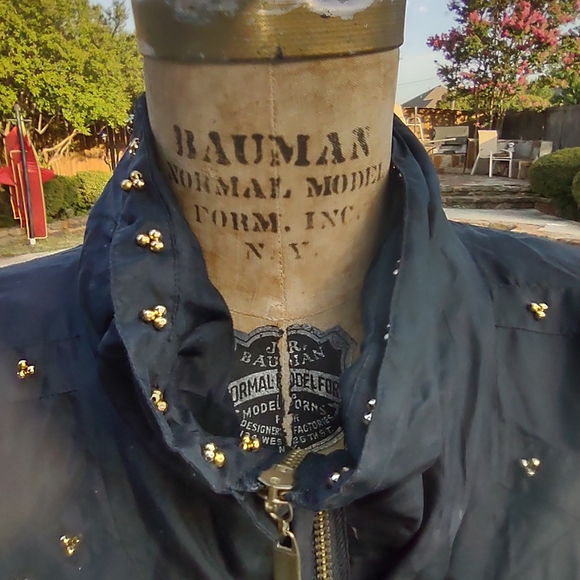 VTG 80 studded jacket windbreaker medium - Picture 10 of 13